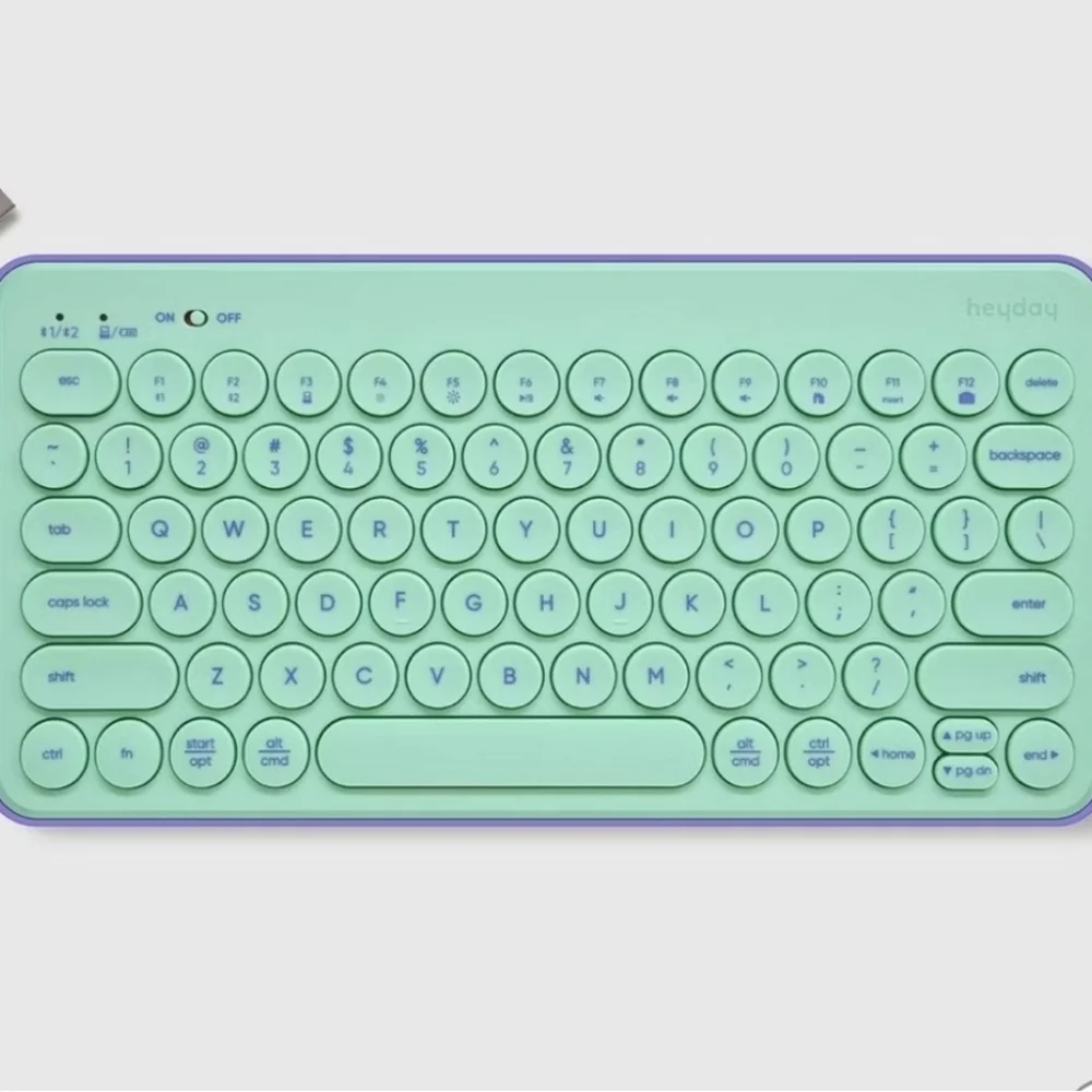 Heyday Wireless Keyboards in Blue, Pink, and Green. Price For Each One.